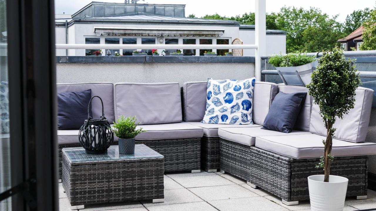 Leipzig Residenz Goethe Apartment mit Whirlpool und 2 Dachterrassen Exterior foto