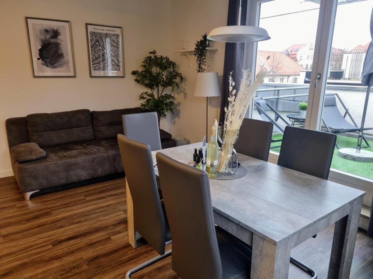 Leipzig Residenz Goethe Apartment mit Whirlpool und 2 Dachterrassen Exterior foto